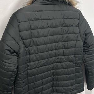 Kids Black Puffer Jacket